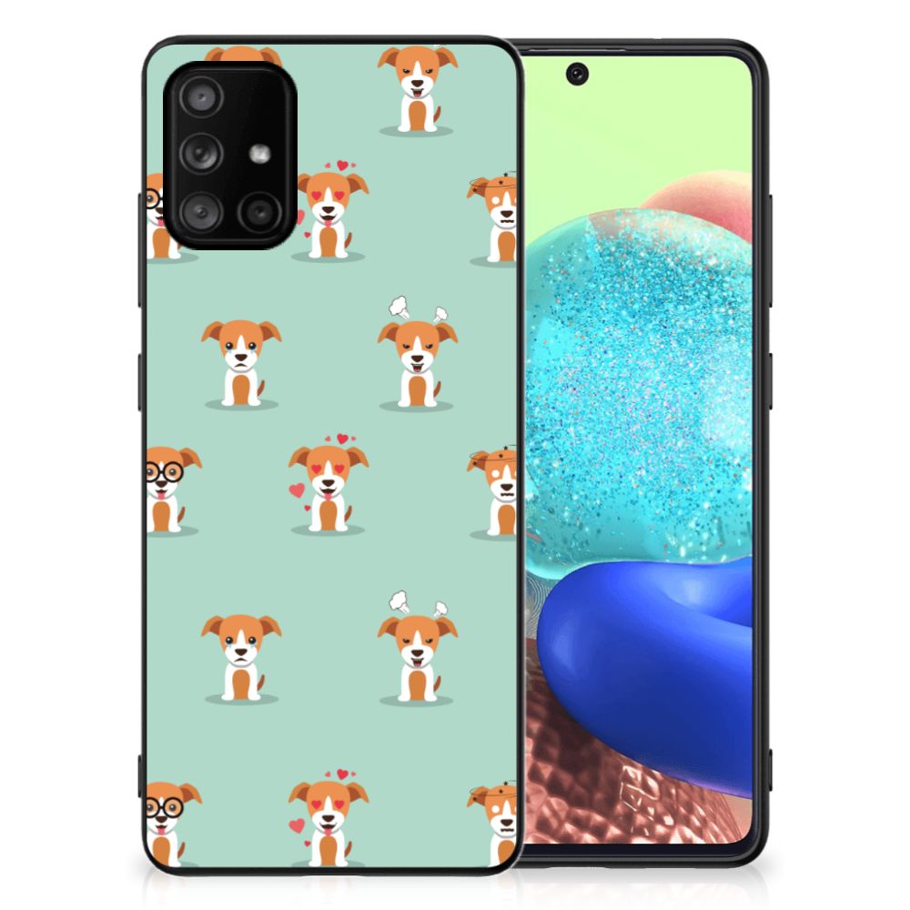 Samsung Galaxy A71 Dierenprint Telefoonhoesje Pups