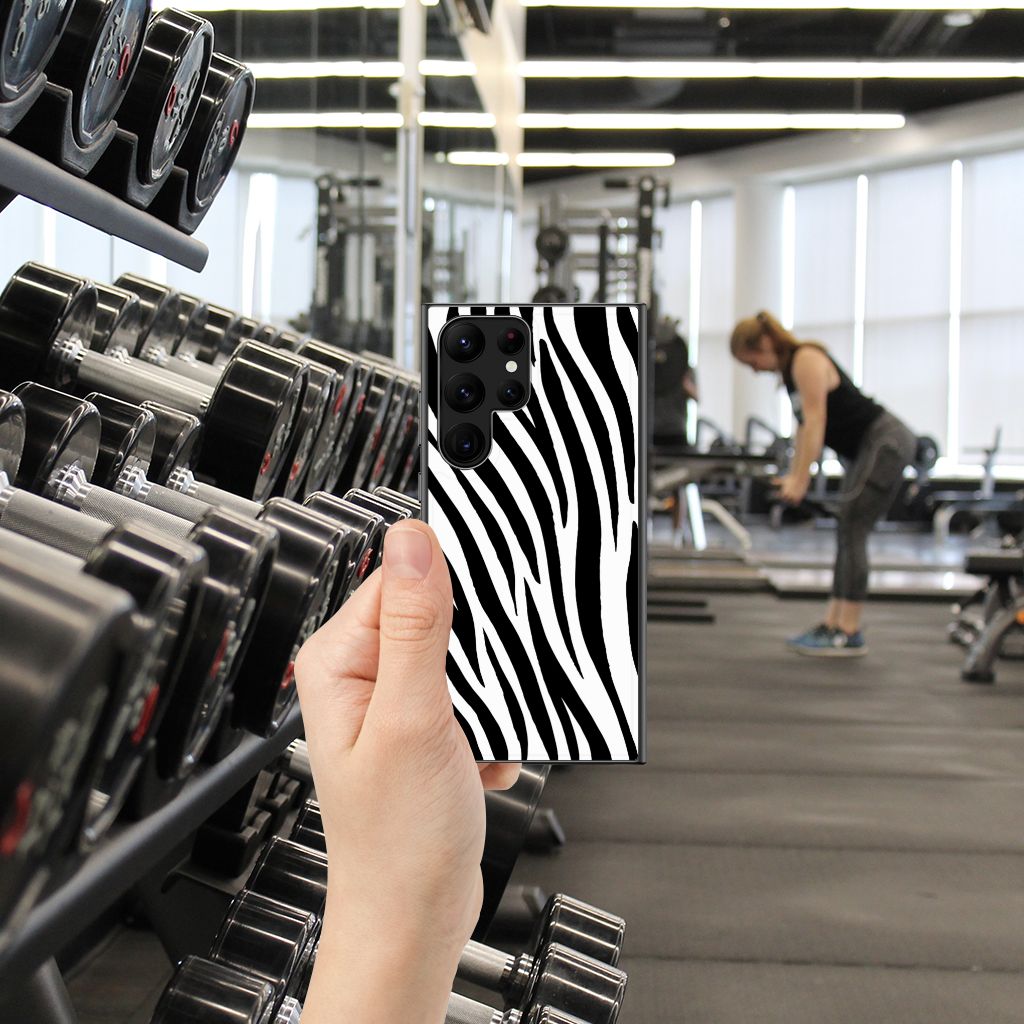 Samsung Galaxy S23 Ultra Dierenprint Telefoonhoesje Zebra B2C Telecom