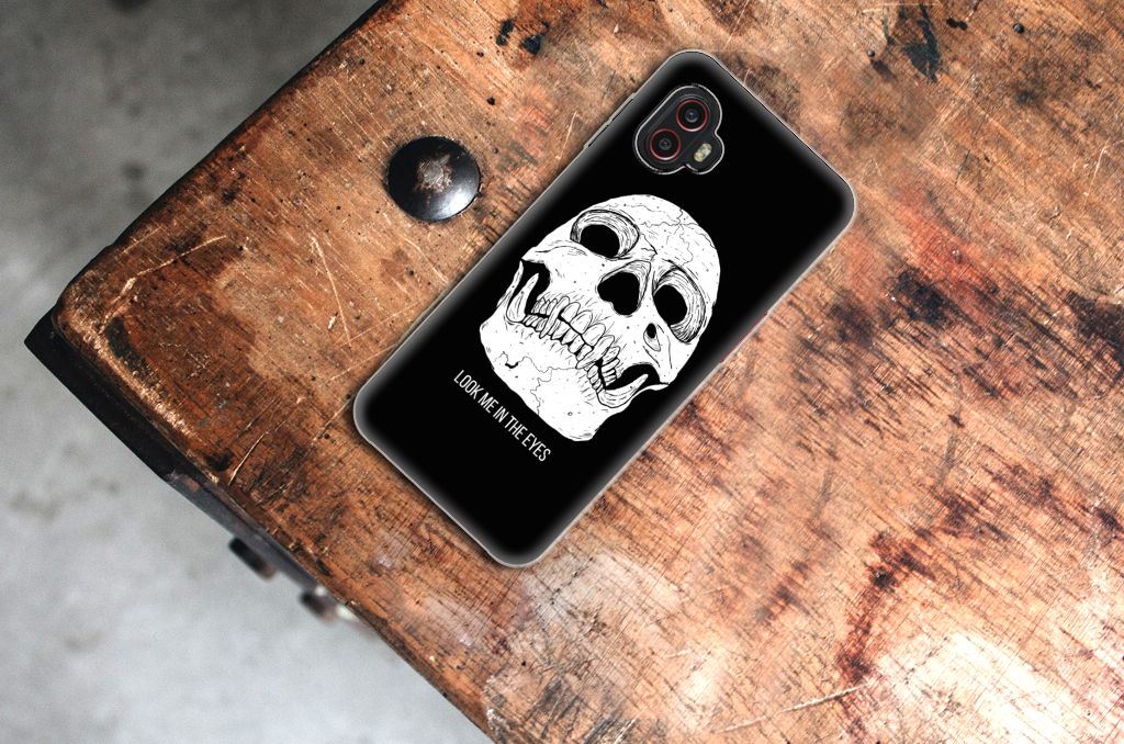 Silicone Back Case Samsung Galaxy Xcover 6 Pro Skull Eyes B2C Telecom