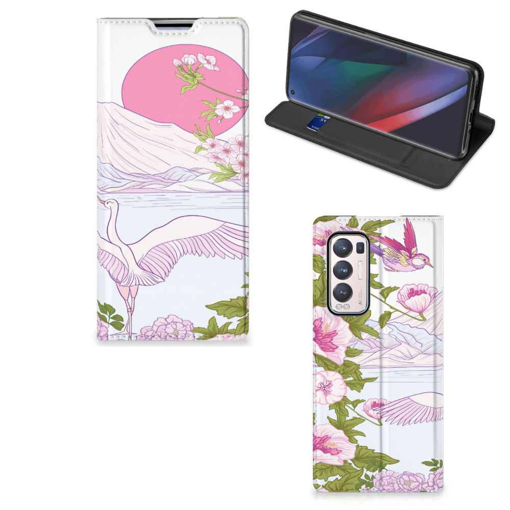 OPPO Find X3 Neo Hoesje maken Bird Standing - B2C Telecom