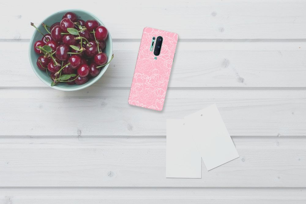 OnePlus 8 Pro TPU Case White Flowers B2C Telecom