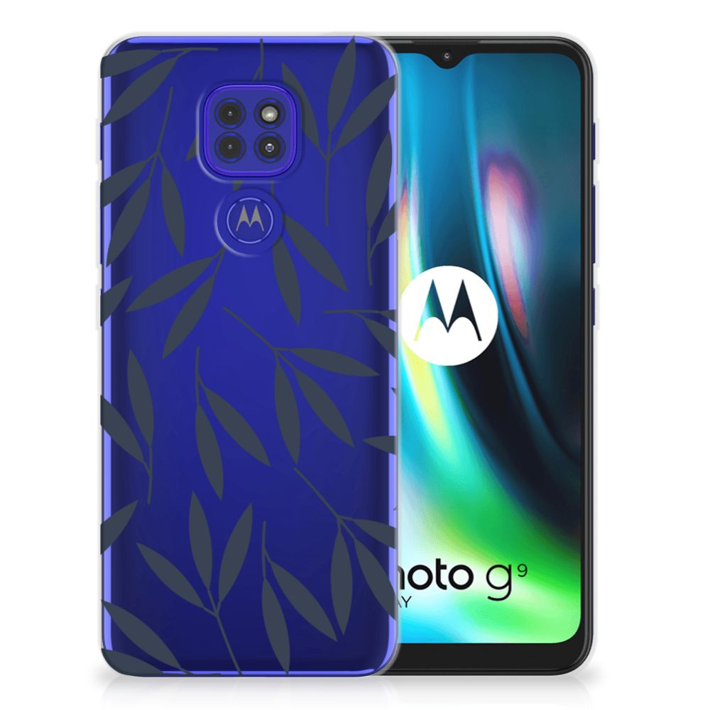 Motorola Moto G9 Play | E7 Plus TPU Case Leaves Blue B2C Telecom