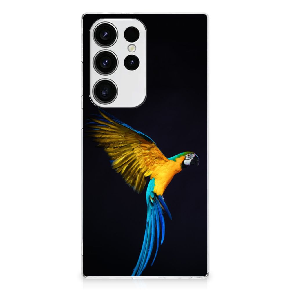 Samsung Galaxy S23 Ultra TPU Hoesje Papegaai B2C Telecom