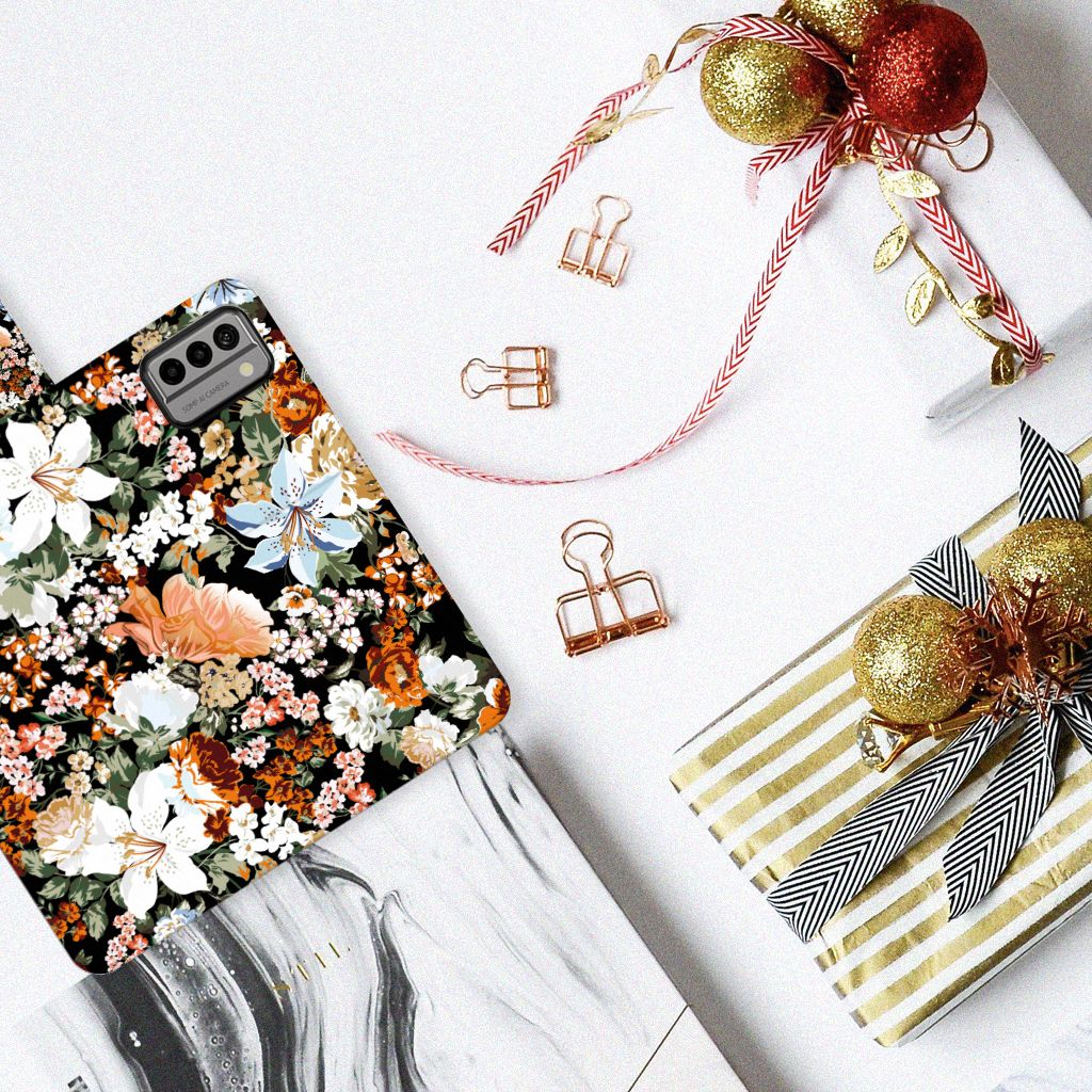 Hoesje voor Nokia G22 Dark Flowers