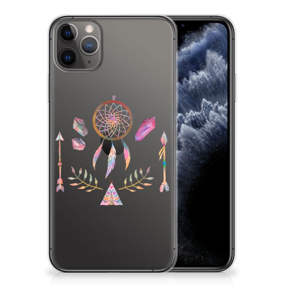 Apple iPhone 11 Pro Max Telefoonhoesje met Naam Boho Dreamcatcher