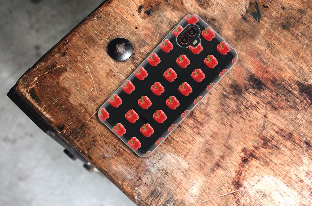 Samsung Galaxy Xcover 6 Pro Siliconen Case Paprika Red B2C Telecom