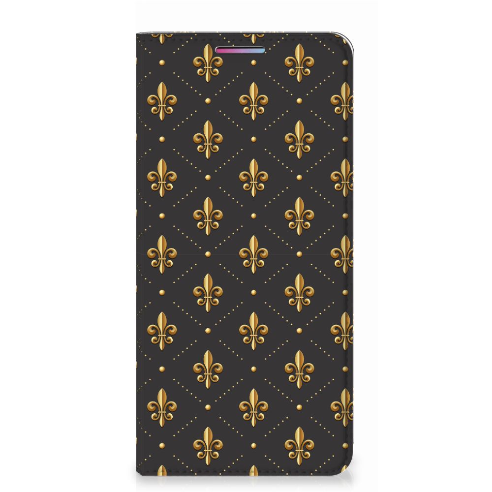 Motorola Moto G60s Hoesje met Magneet Franse Lelie - B2C Telecom