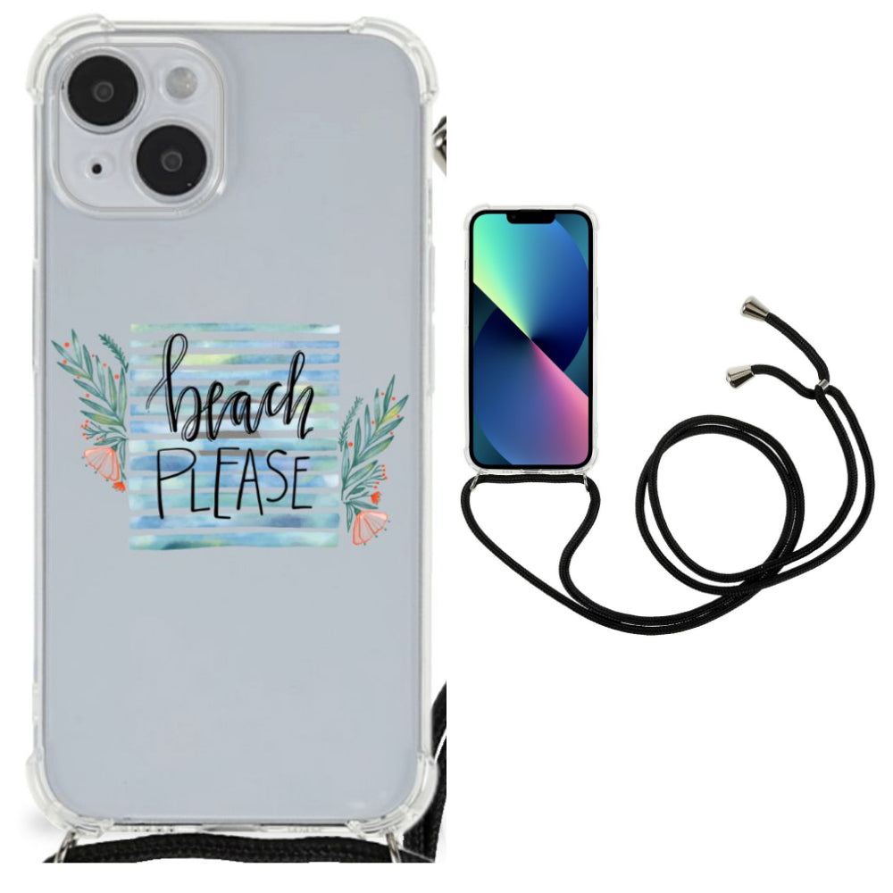 iPhone 14 Plus Stevig Bumper Hoesje Boho Beach