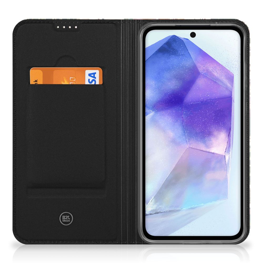 Samsung Galaxy A55 Smart Cover Flowers