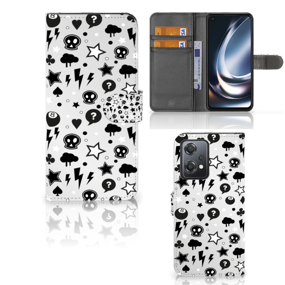 Telefoonhoesje met Naam OnePlus Nord CE 2 Lite Silver Punk