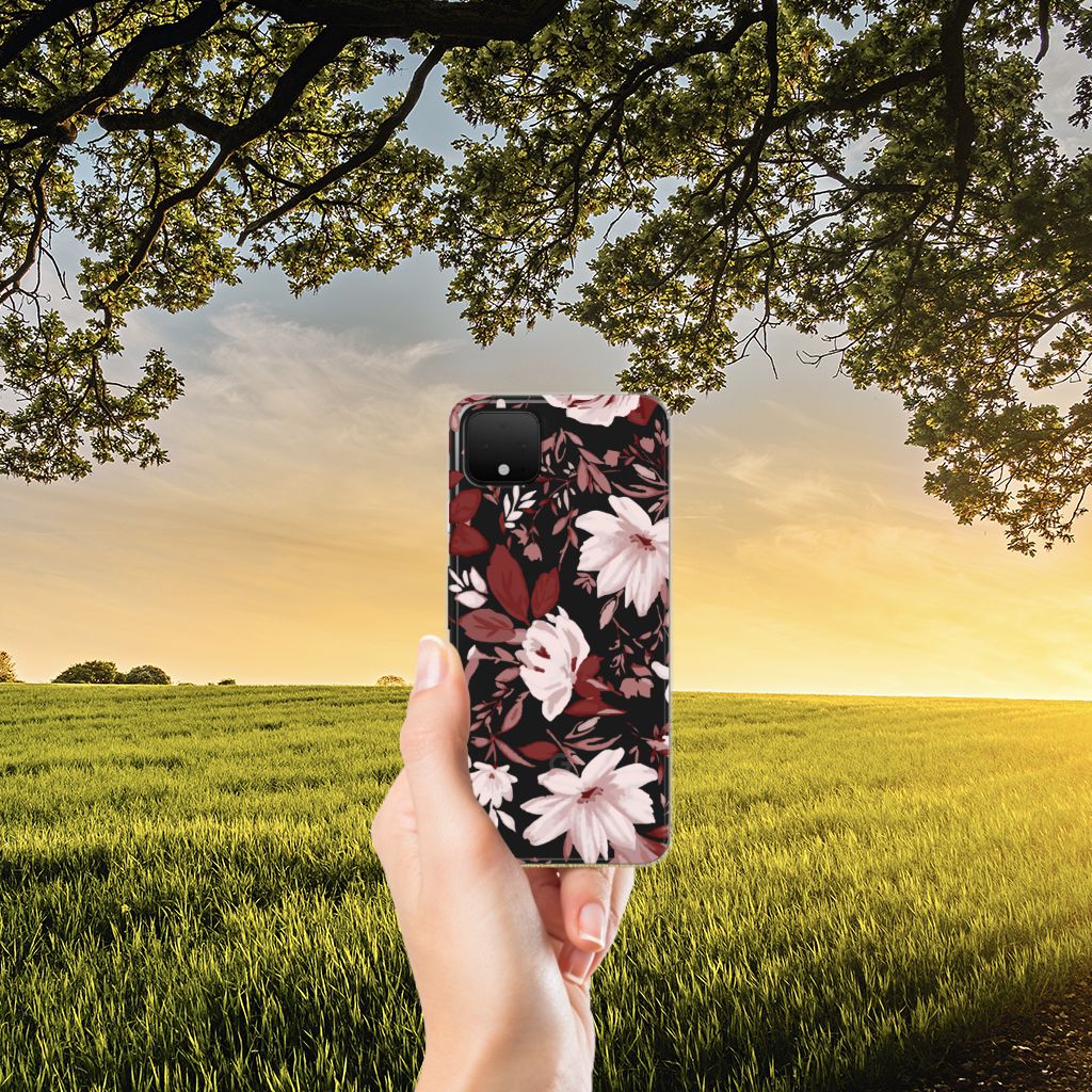 Hoesje maken Google Pixel 4 XL Watercolor Flowers B2C Telecom