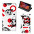 Mobiel BookCase Samsung Galaxy Xcover 5 Skull Red - B2C Telecom