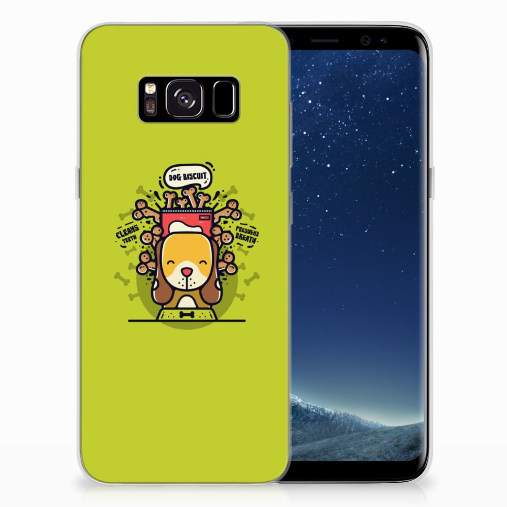 Samsung Galaxy S8 Telefoonhoesje met Naam Doggy Biscuit