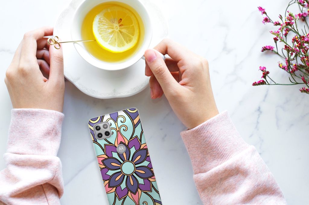 Motorola Moto G 5G TPU Case Purple Flower B2C Telecom