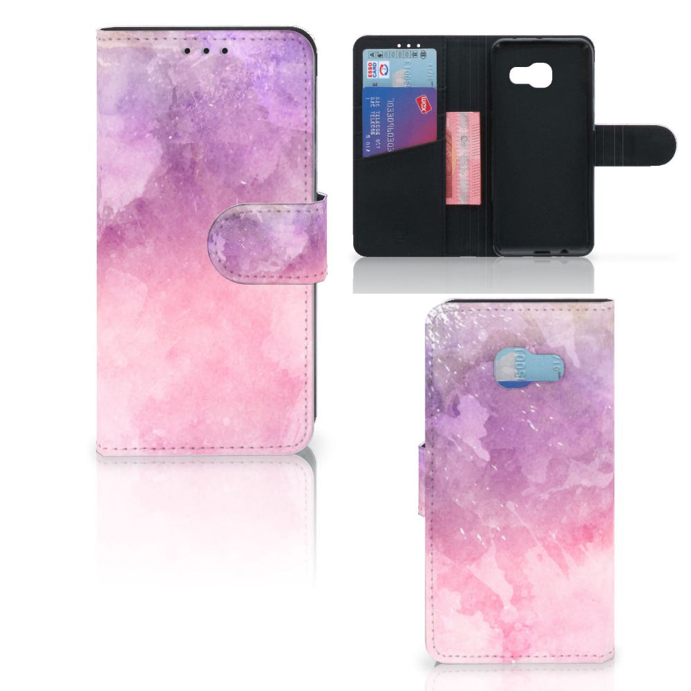 Hoesje Samsung Galaxy A3 2017 Pink Purple Paint