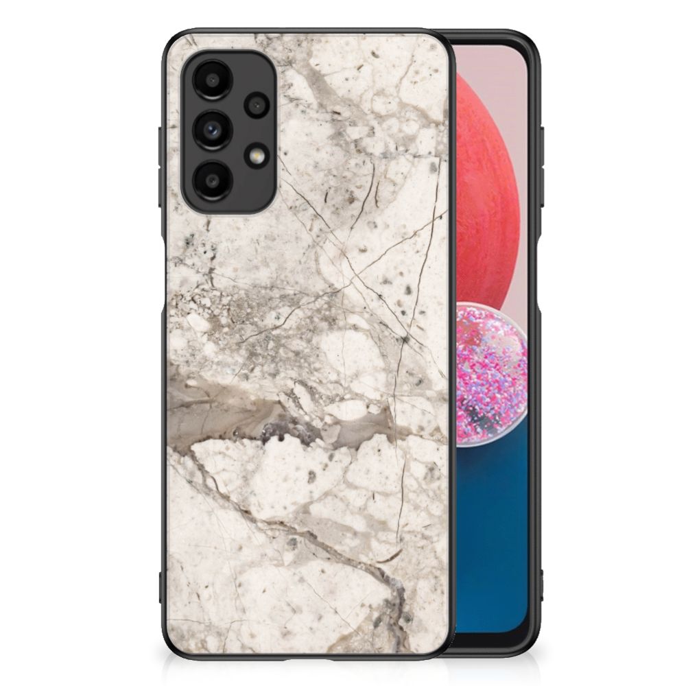 Samsung Galaxy A13 4G Marmeren Print Telefoonhoesje Marmer Beige B2C Telecom