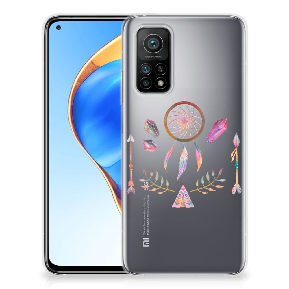Xiaomi Mi 10T | 10T Pro Telefoonhoesje met Naam Boho Dreamcatcher B2C Telecom