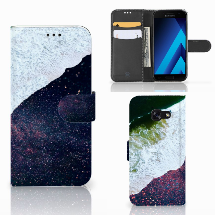 Samsung Galaxy A5 2017 Book Case Sea in Space