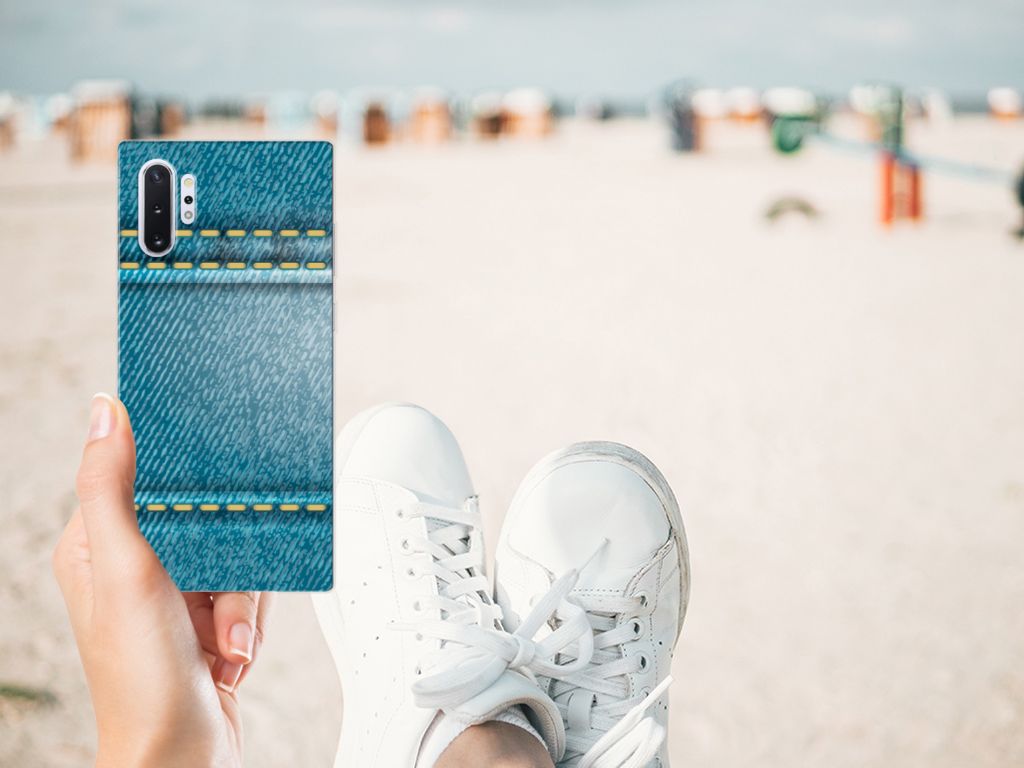Samsung Galaxy Note 10 Plus Silicone Back Cover Jeans