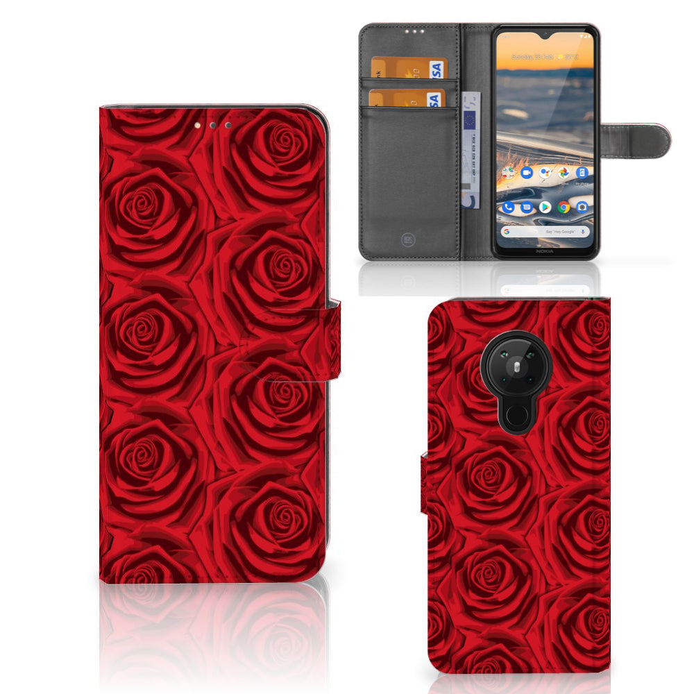 Nokia 5.3 Hoesje Red Roses