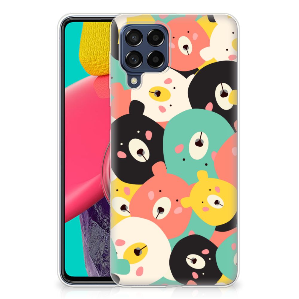 Samsung Galaxy M53 Telefoonhoesje met Naam Bears B2C Telecom