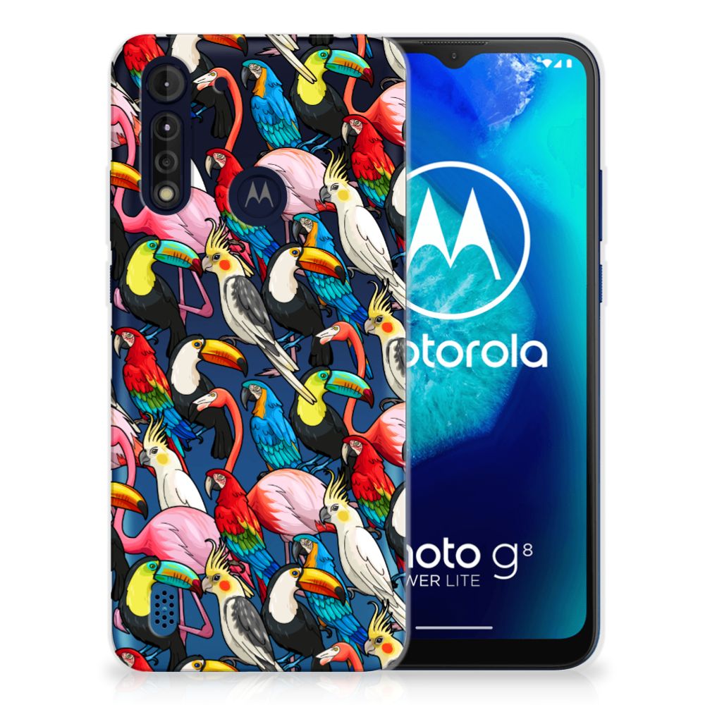 Motorola Moto G8 Power Lite TPU Hoesje Birds B2C Telecom
