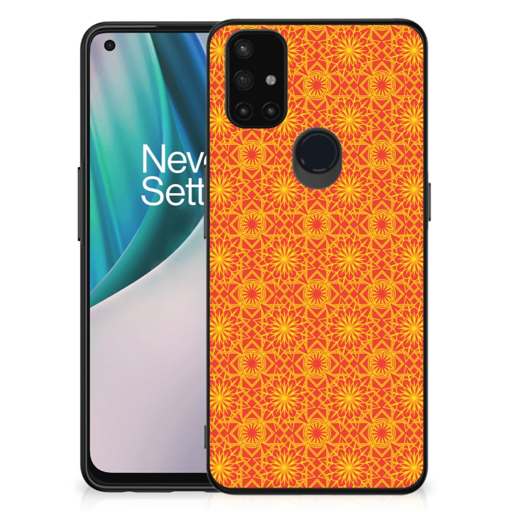 OnePlus Nord N10 5G Back Case Batik Oranje