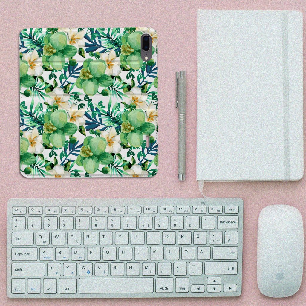 Apple iPhone 7 Plus | 8 Plus Smart Cover Orchidee Groen