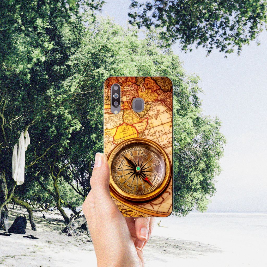 Samsung Galaxy M30 Siliconen Back Cover Kompas