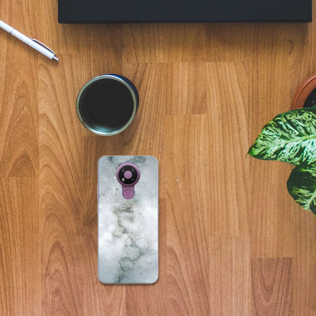 Hoesje maken Nokia 3.4 Painting Grey B2C Telecom
