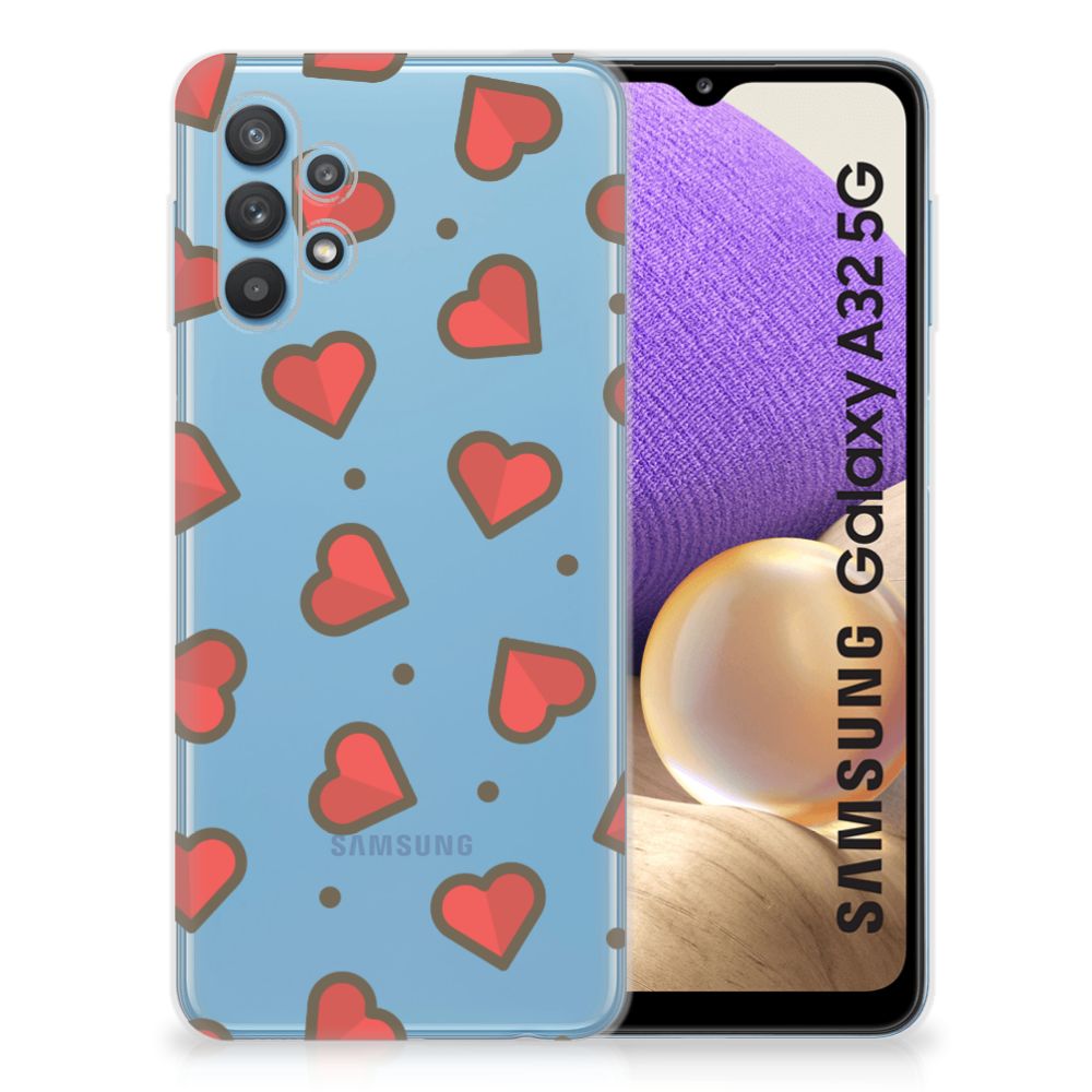 Samsung Galaxy A32 5G TPU bumper Hearts B2C Telecom