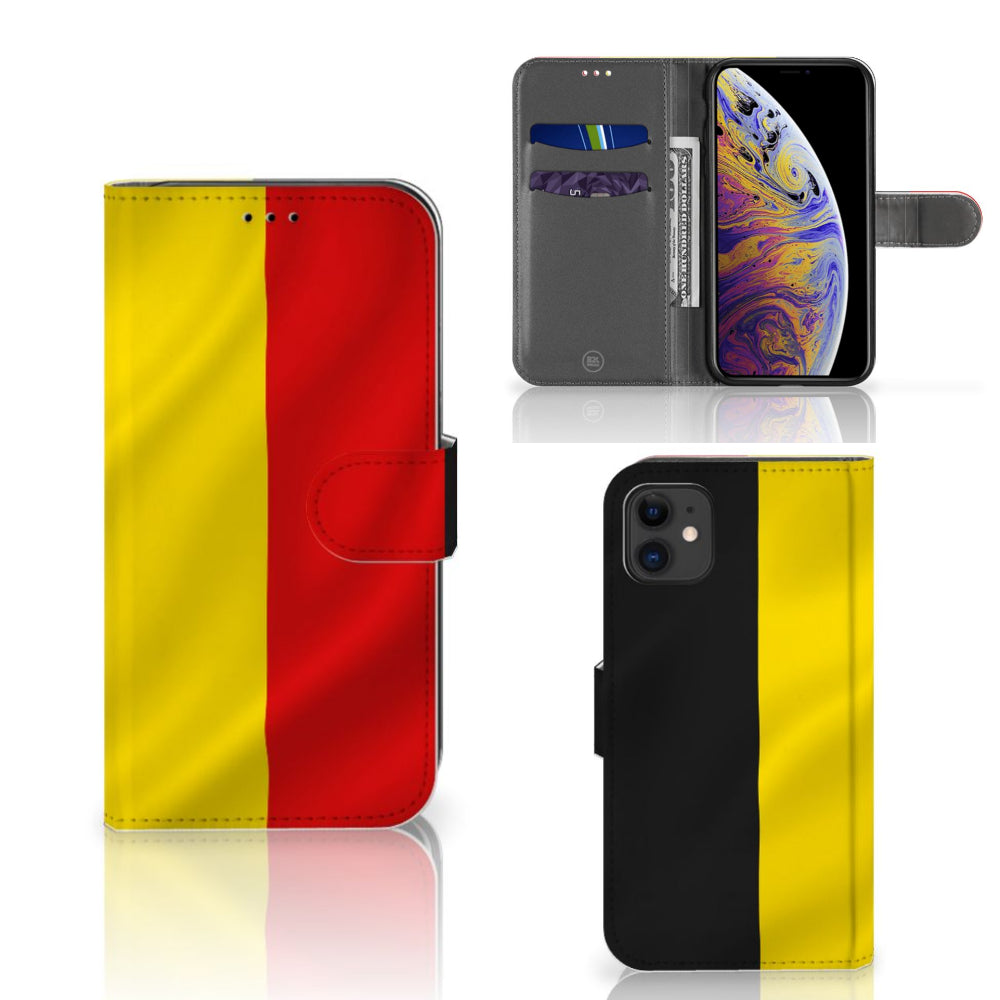 Apple iPhone 11 Bookstyle Case Belgische Vlag