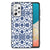 Samsung Galaxy A73 Bloemen Hoesje Flower Blue