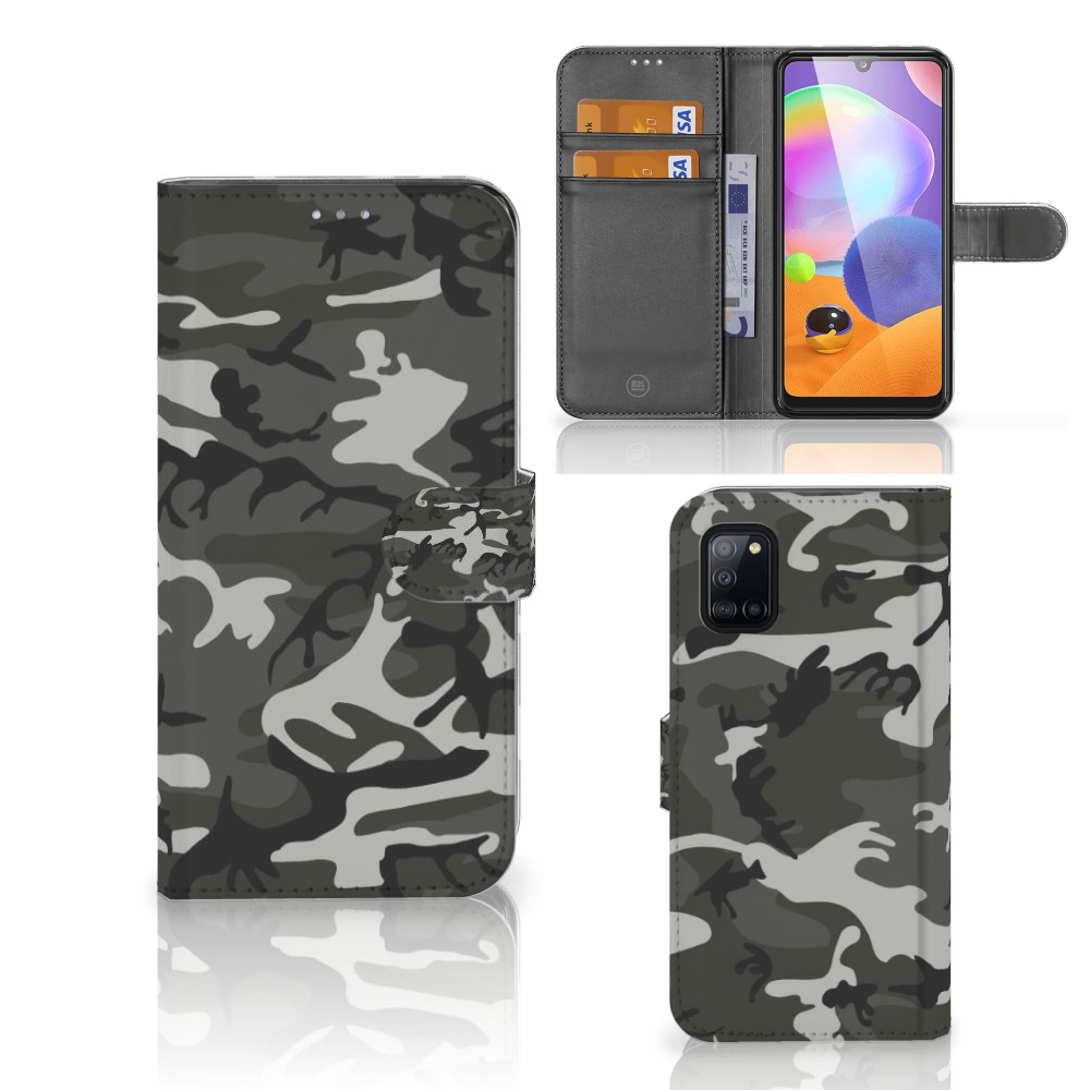 Samsung Galaxy A31 Telefoon Hoesje Army Light