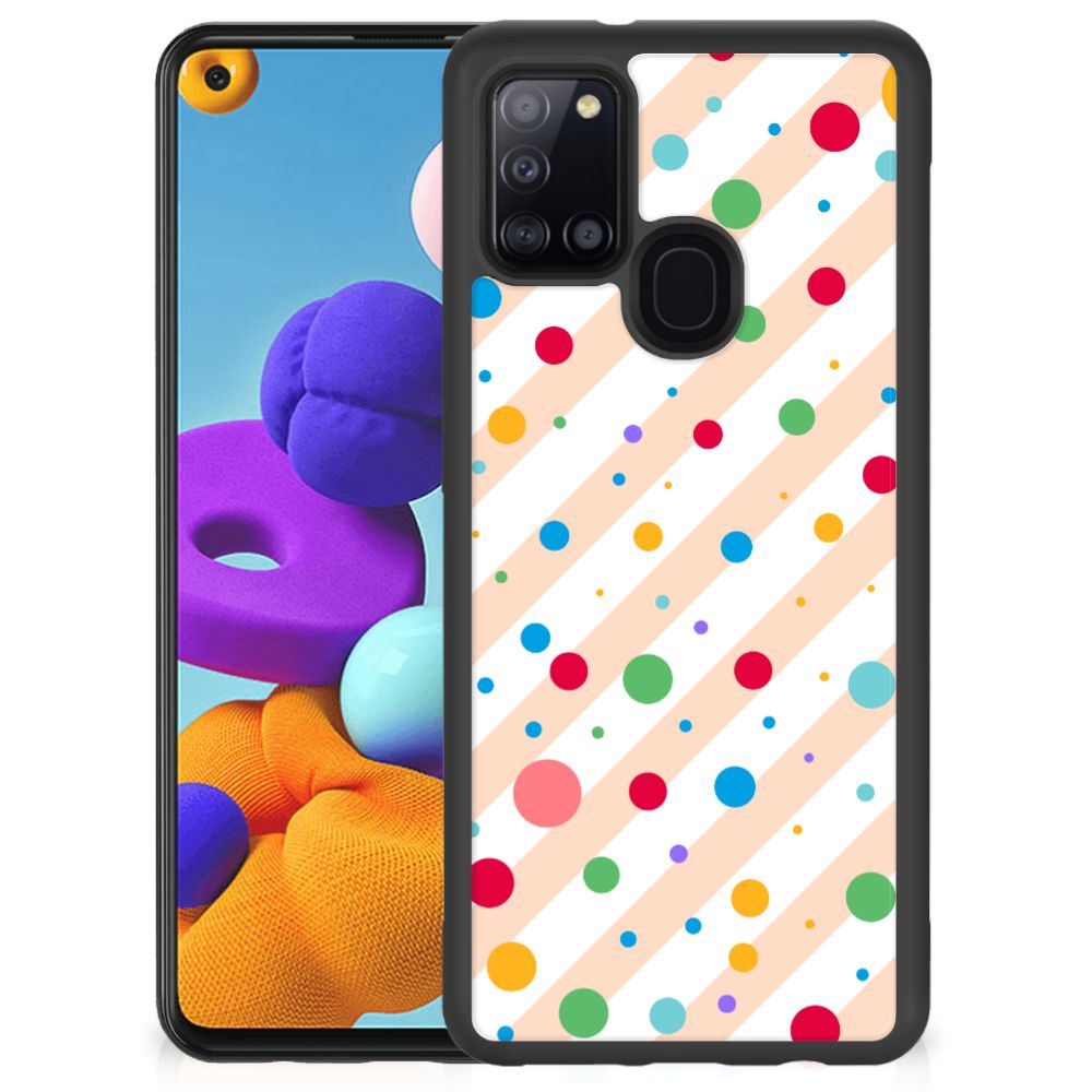 Samsung Galaxy A21s Bumper Case Dots