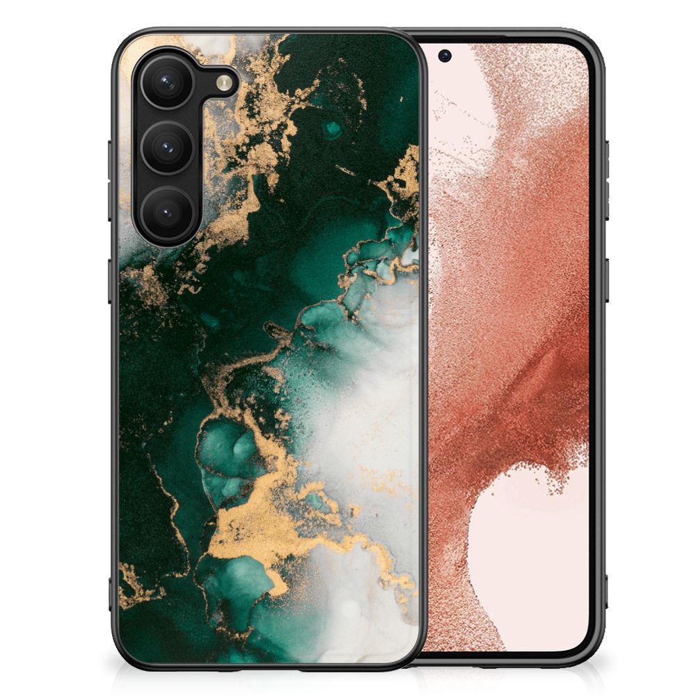 Marmeren Print Telefoonhoesje voor Samsung Galaxy S23 Plus Marmer Groen B2C Telecom