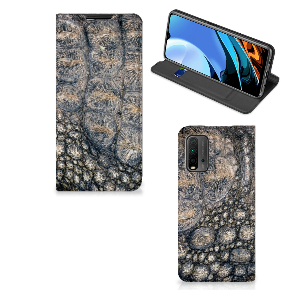 Xiaomi Poco M3 | Redmi 9T Hoesje maken Krokodillenprint - B2C Telecom
