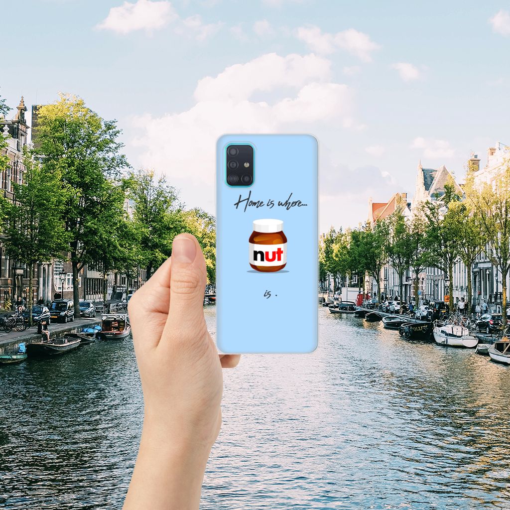 Samsung Galaxy A51 Siliconen Case Nut Home