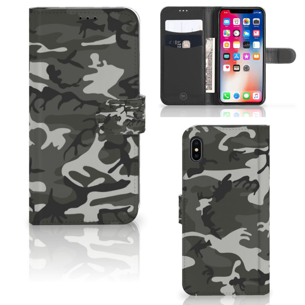 Apple iPhone Xs Max Telefoon Hoesje Army Light