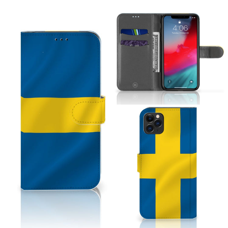 Apple iPhone 11 Pro Max Bookstyle Case Zweden