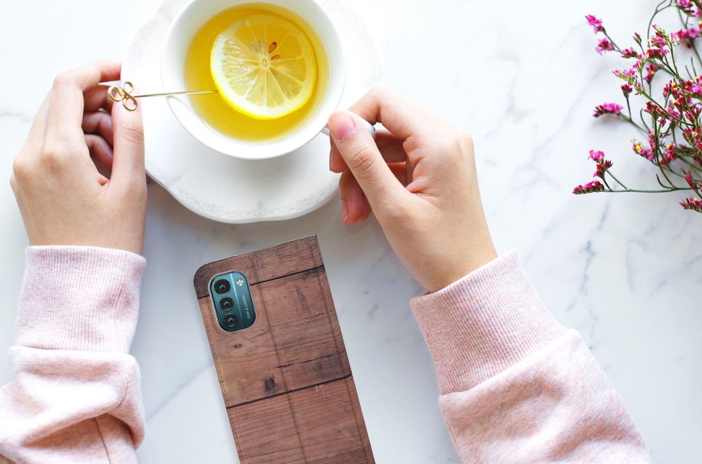 Nokia G11 | G21 Book Wallet Case Old Wood - B2C Telecom