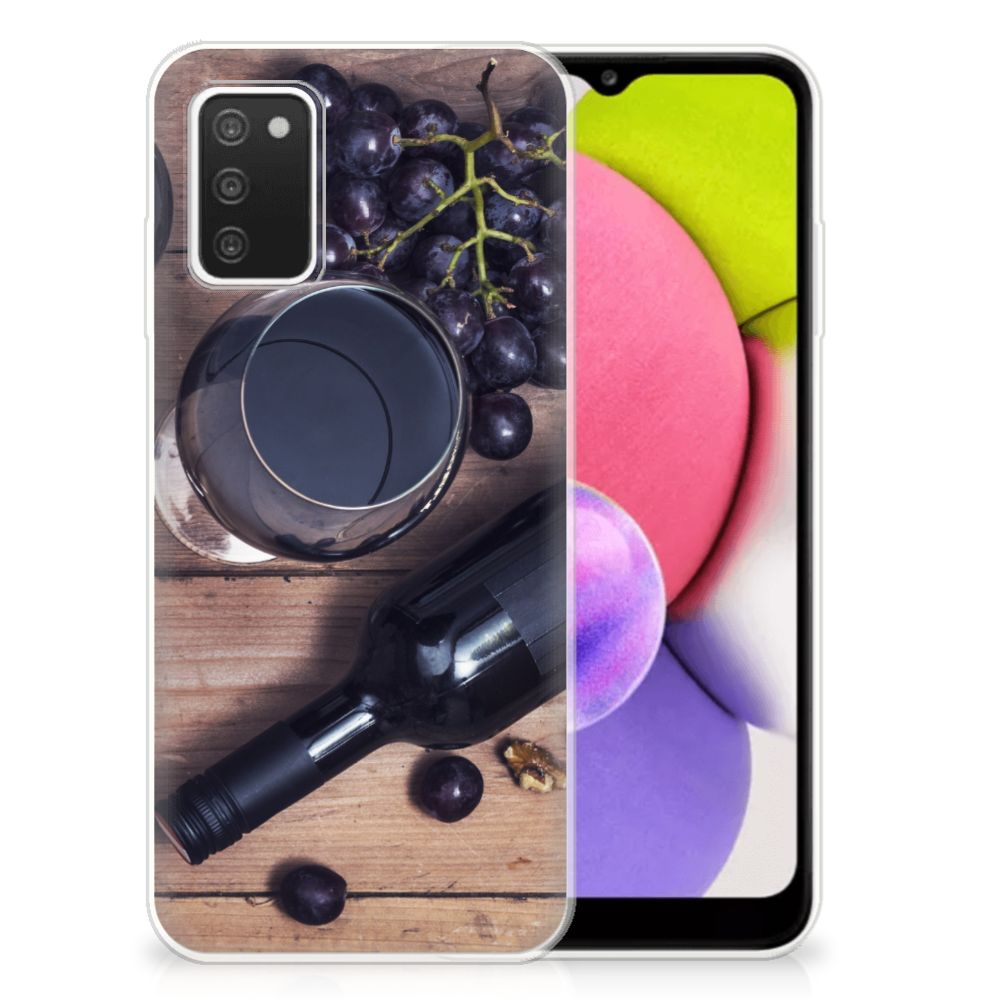 Samsung Galaxy A03S Siliconen Case Wijn