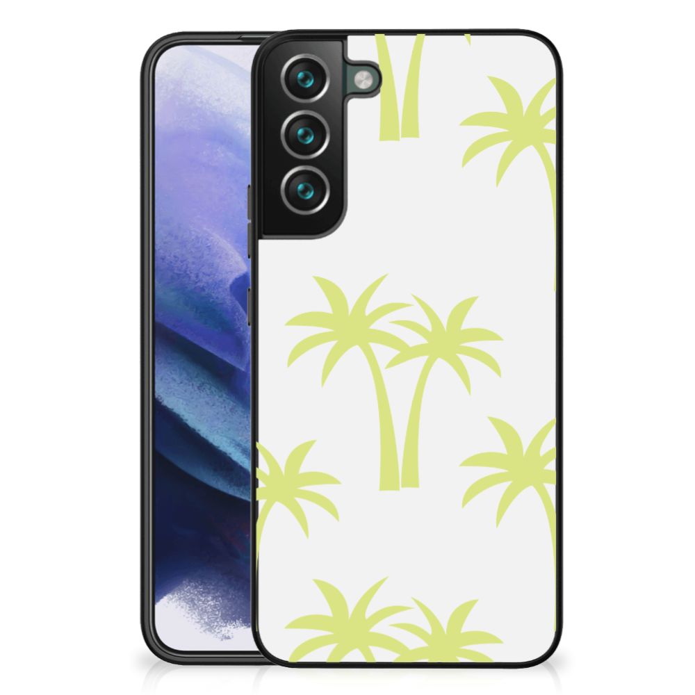 Samsung Galaxy S22 Plus Bloemen Hoesje Palmtrees