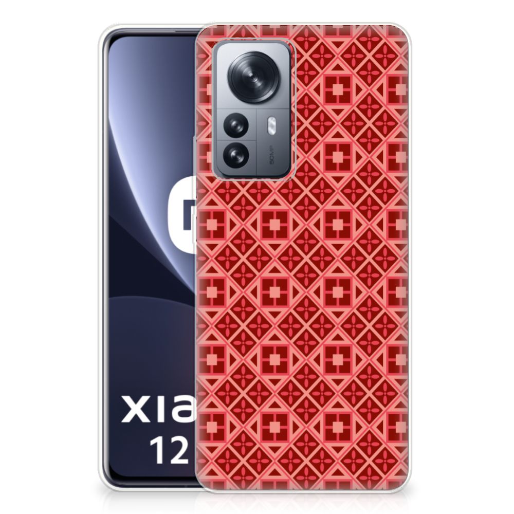 Xiaomi 12 Pro TPU bumper Batik Rood B2C Telecom