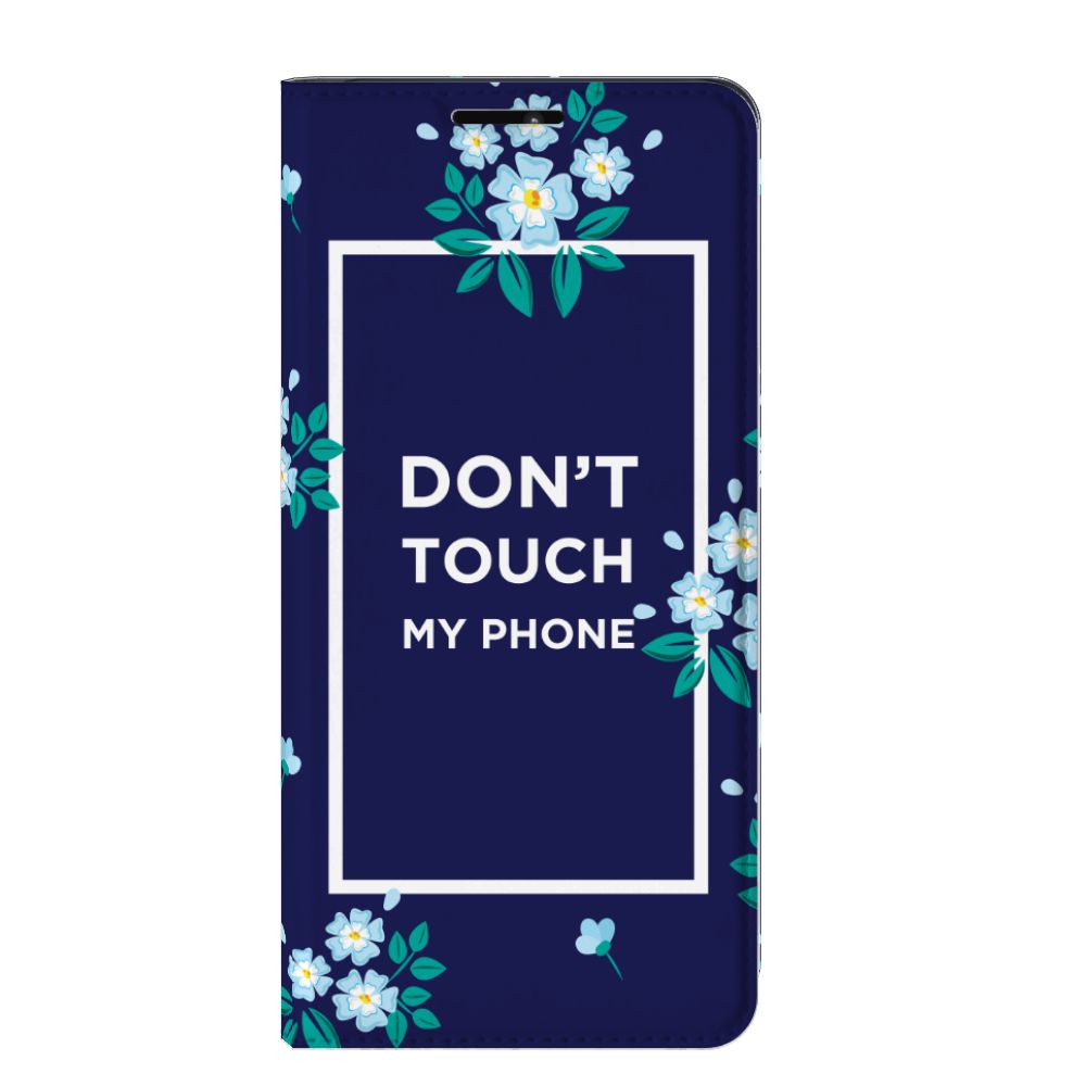Motorola Edge 20 Pro Design Case Flowers Blue DTMP - B2C Telecom