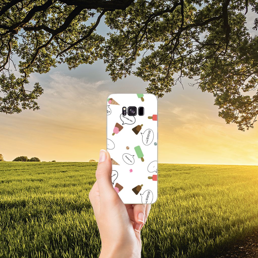 Samsung Galaxy S8 Plus Siliconen Case IJsjes