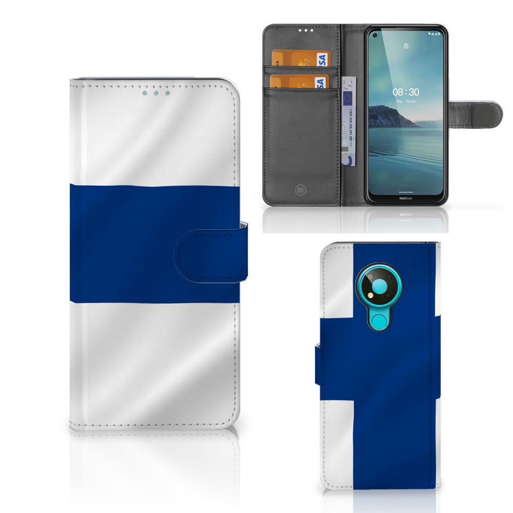 Nokia 3.4 Bookstyle Case Finland