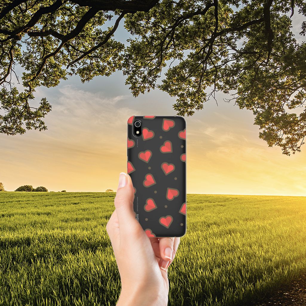 Xiaomi Redmi 7A TPU bumper Hearts