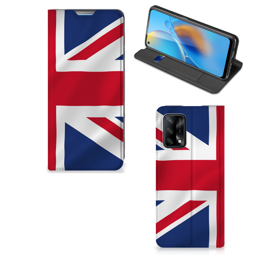 OPPO A74 4G Standcase Groot-Brittannië - B2C Telecom
