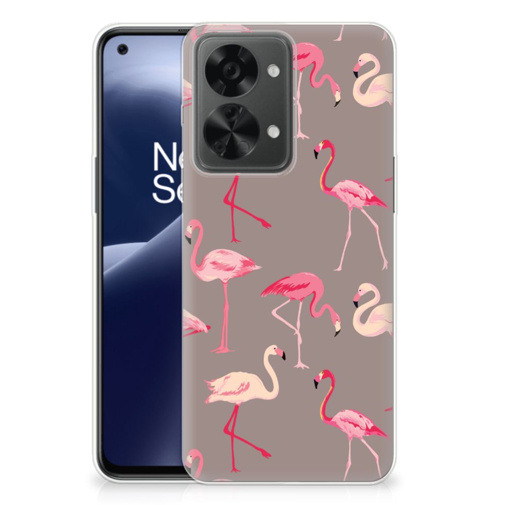 OnePlus Nord 2T TPU Hoesje Flamingo B2C Telecom